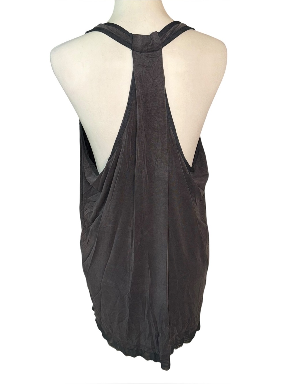 Harley-Davidson Gray Racerback Script Tank Top Shirt Sleeveless women’s sz XL - Picture 5 of 8